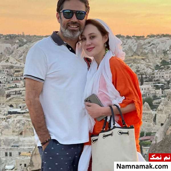 آرام جعفری و همسرش افشین وطن خواه