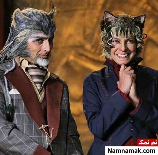 الیکا عبدالرزاقی و همسرش در فیلم شهر گربه ها