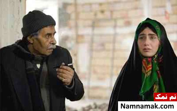 باران کوثری و مرحوم شکیبایی در فیلم حیران