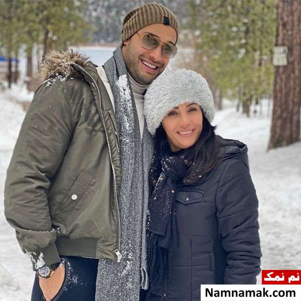 سام اصغری و مادرش