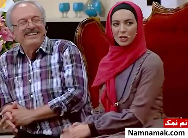 رضا نیکخواه و دخترش در دورهمی