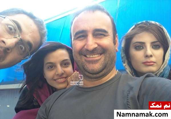 مهران احمدی و همسر و دخترش باران احمدی