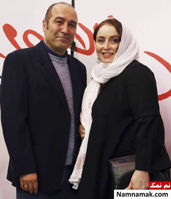 ژاله صامتی و همسرش ایرج سنجری