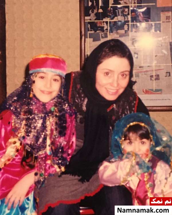 عکس جوانی ژاله صامتی در کنار دخترانش